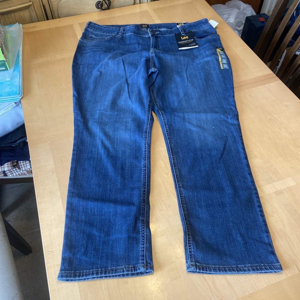 Lee Plus women's Jeans 22w Legendary Style Straight Mid Rise
